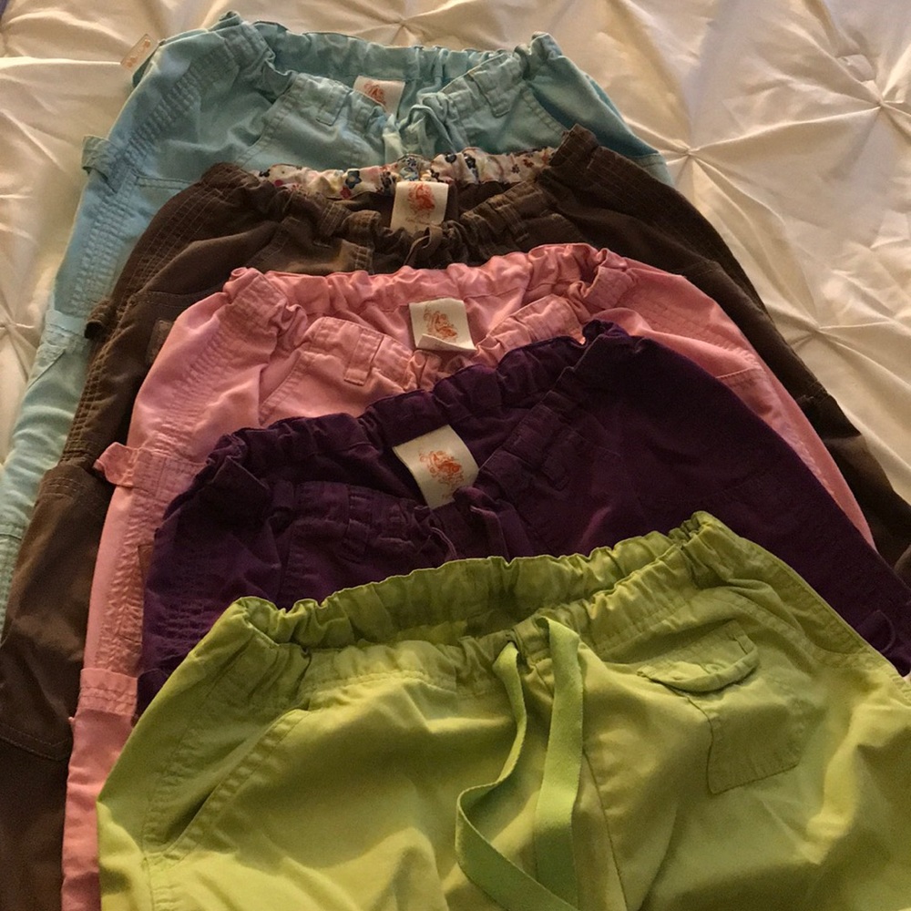 Variety of very gently used scrub pants.